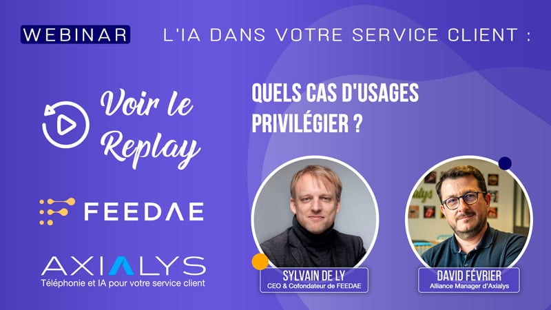 Webinar cas d'usage IA - Axialys Feedae